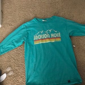 turquoise jackson hole wyoming shirt
